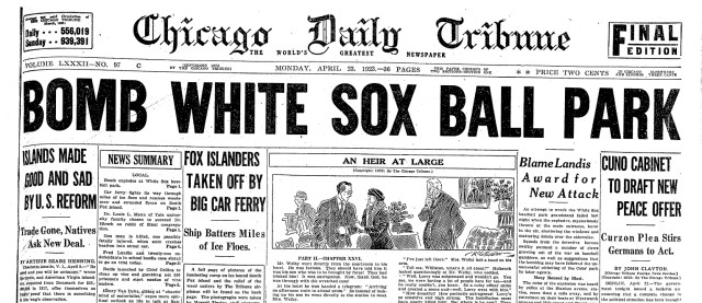 1923-04-23-Bomb-White-Sox-Park-ChiTrib-p1